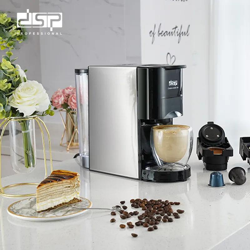 Coffee maker outlet capsules