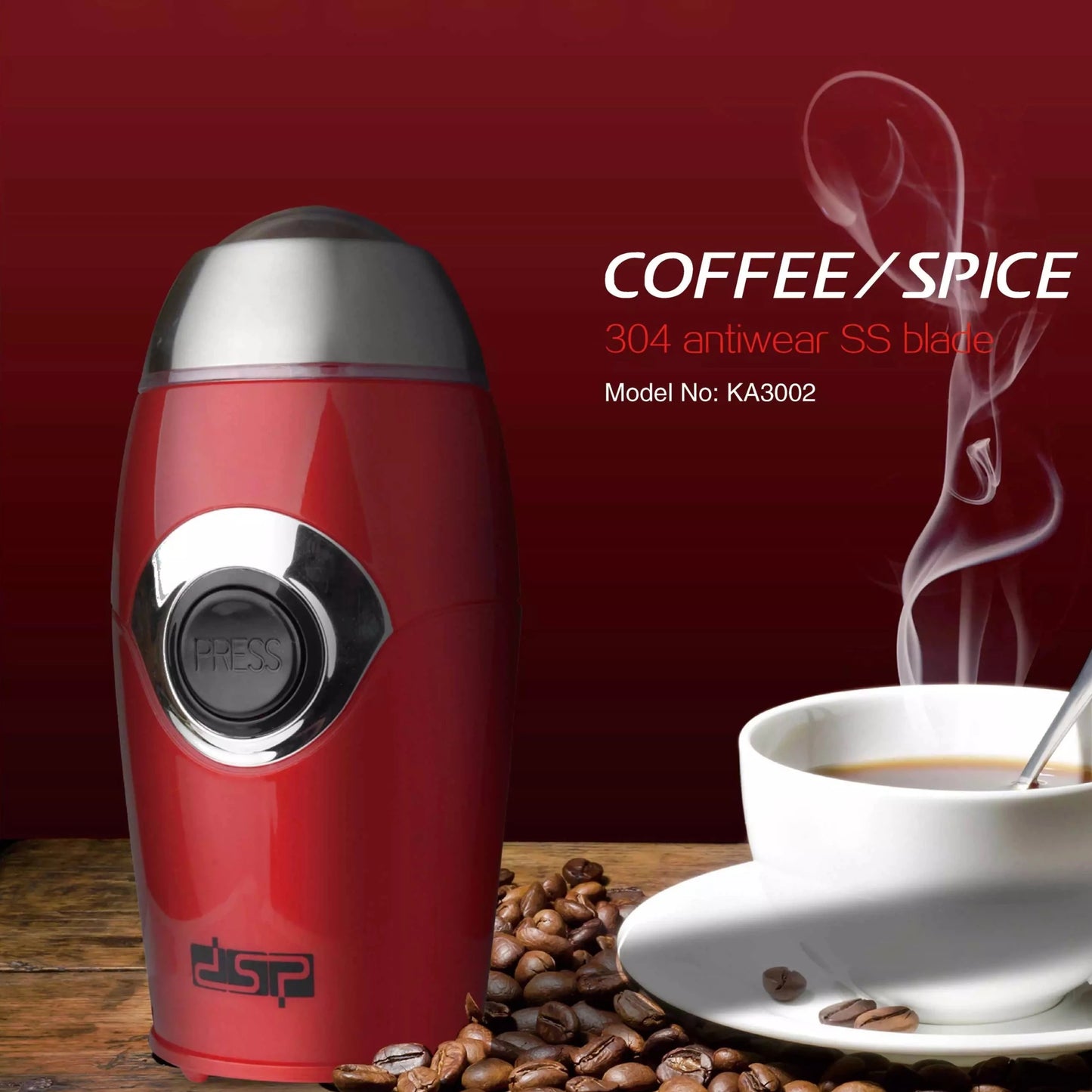 DSP Coffee & Spice Grinder (Stainless Steel)