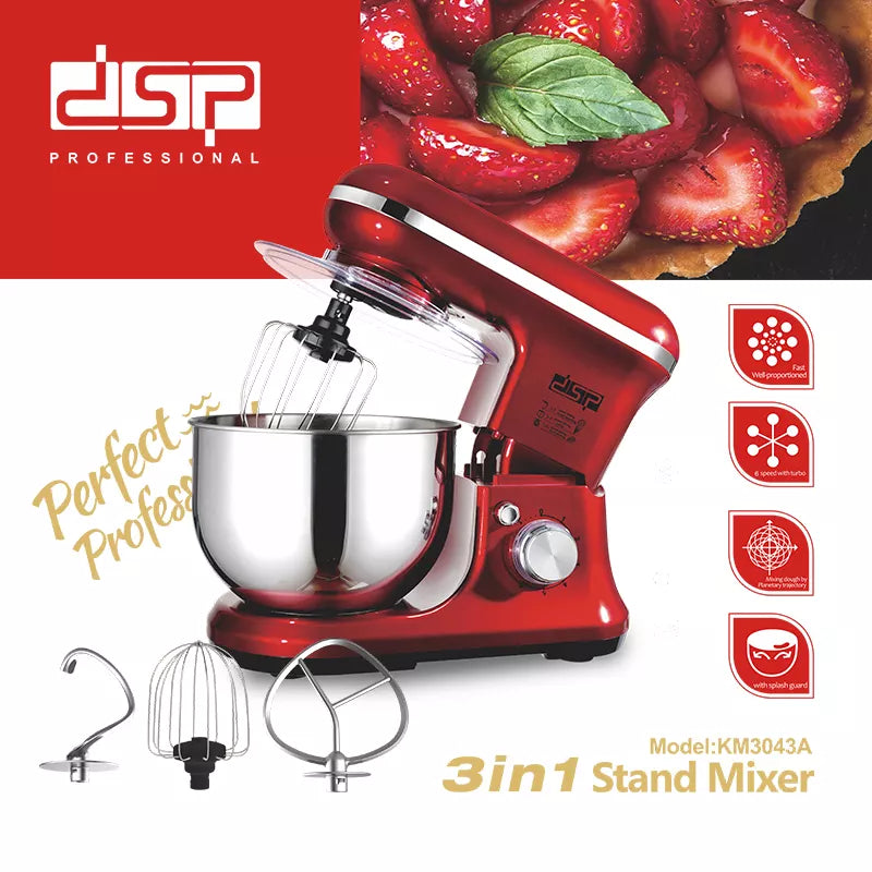DSP 3 in 1 Stand Mixer 5.5 L - 1200 W