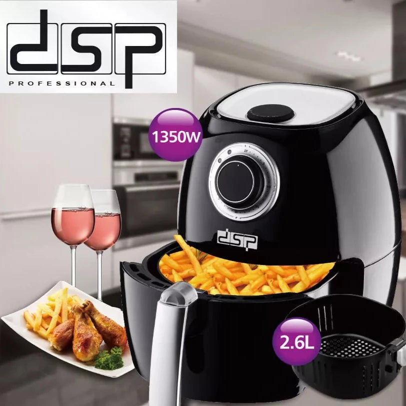 DSP Healthy Non-Stick Air Fryer Without Oil 2.6 L - 1350W