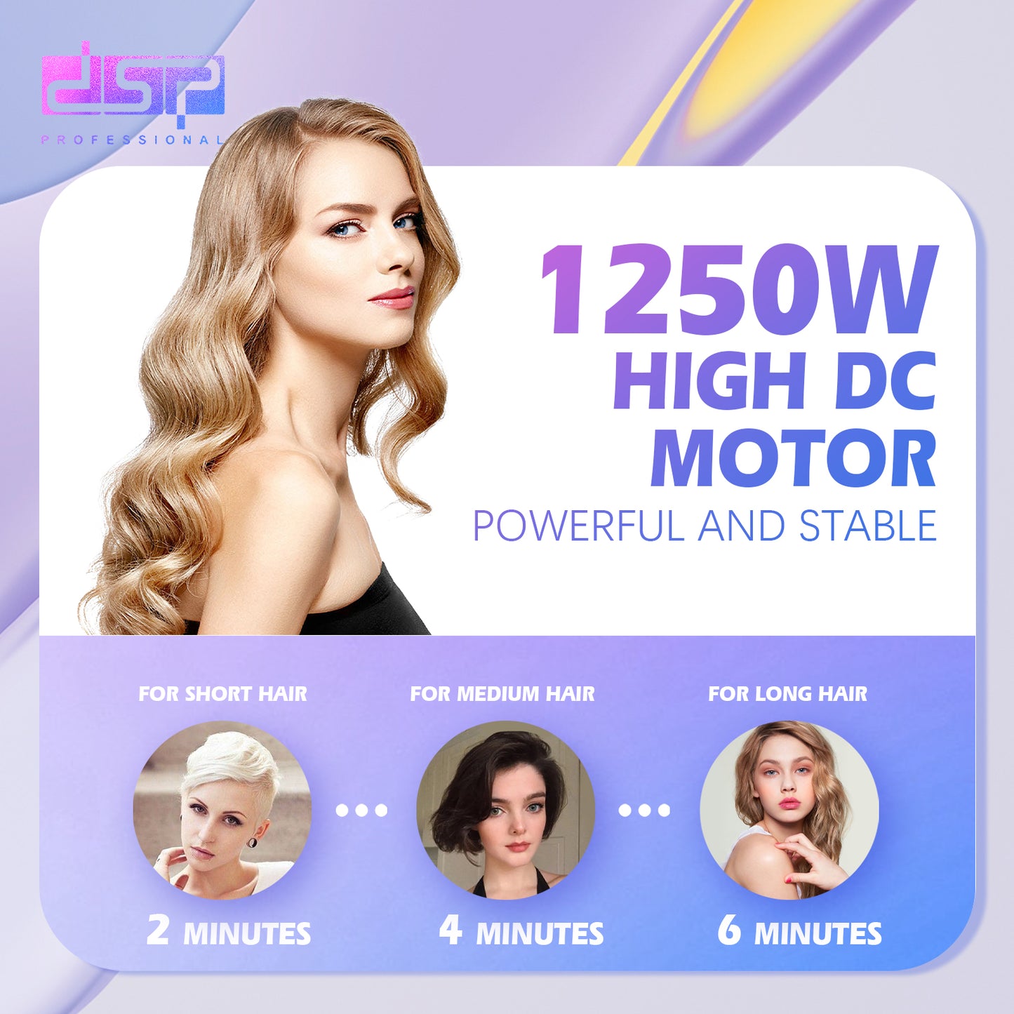 DSP Portable Hair Dryer 1250 W
